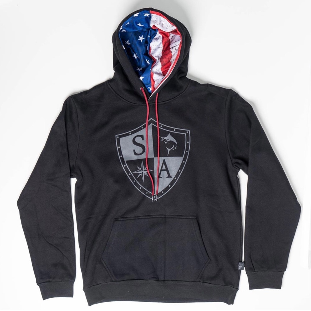 INNER LINED HOODIE | AMERICAN FLAG